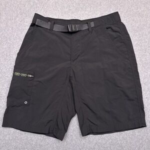 Columbia Christopher‎ Pointe Cargo Shorts Men's 31 Gray Belted Stretch (Tag32)